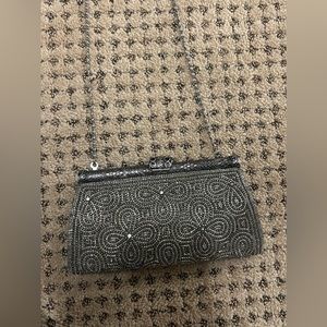 Moyna Silver Cross Body Bag